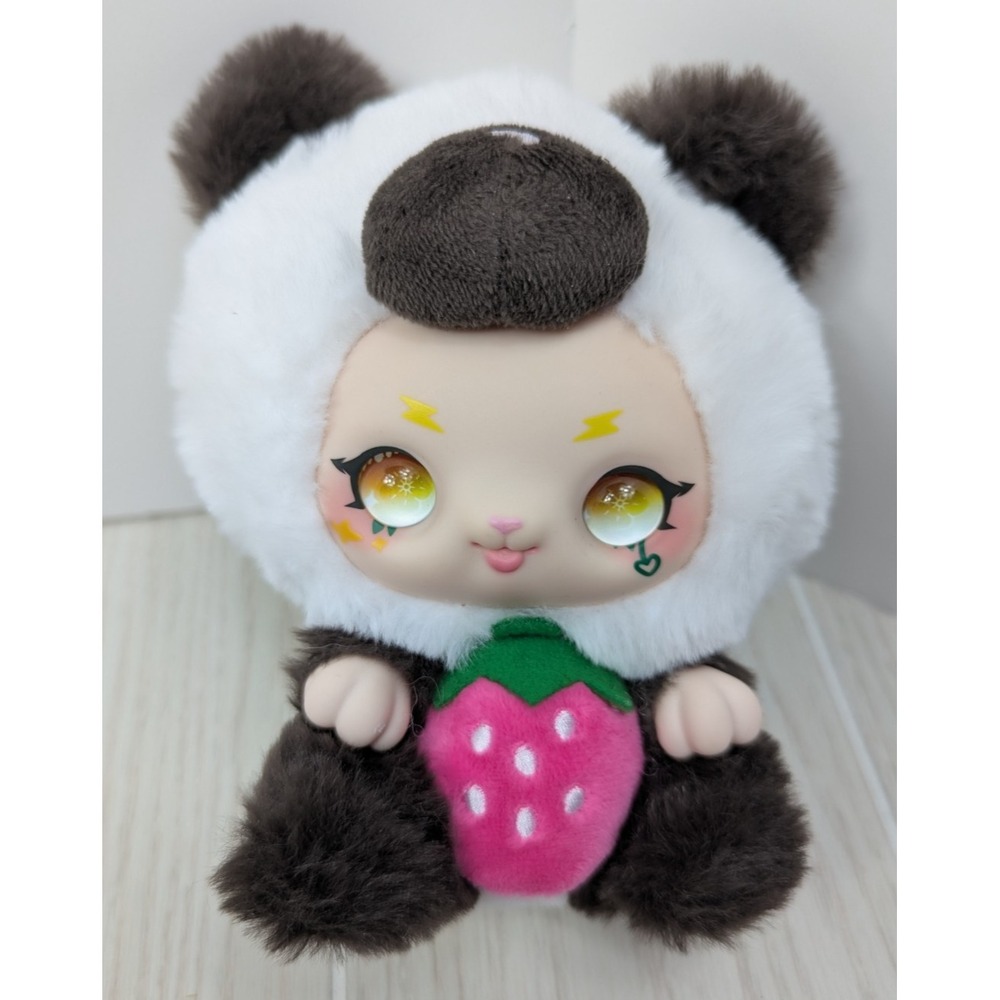 Kimmon Dream Creatures Plush Blind Box Series Signal Panda w/ strawberry